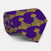 Thor's Hammer-gold Stropdas (Opgerold)