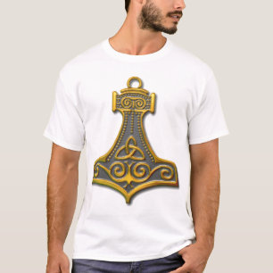 Thor's Hammer-gold T-shirt