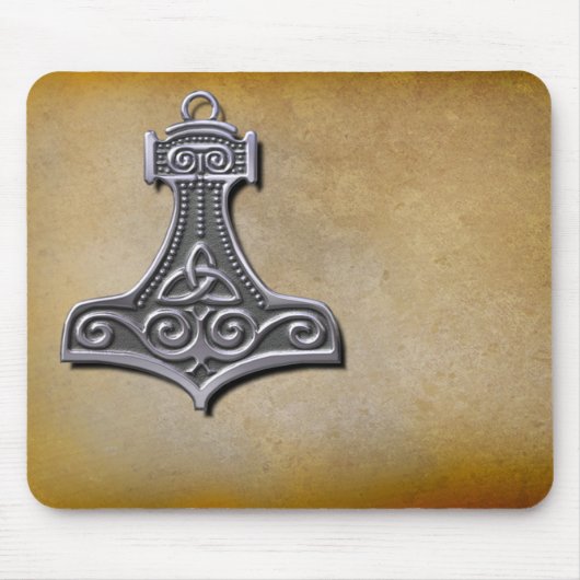 Thor's Hammer_Silver Muismat (Voorkant)