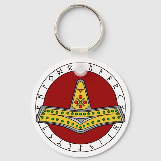 Thors Hammer Sleutelhanger (Voorkant)