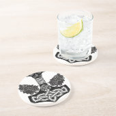 Thors Hammer Zandsteen Onderzetter (Zijkant)