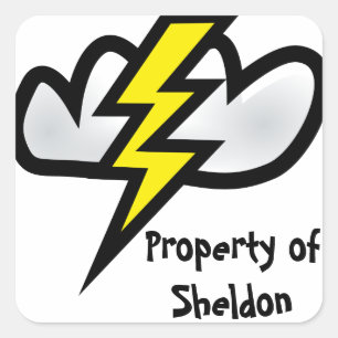 Thor's Thunder Vierkante Sticker