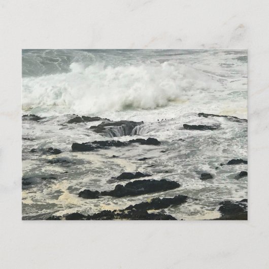 Thor's Well, Cape Perpetua, Oregon Coast Briefkaart (Voorkant)