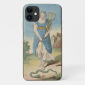 THOT  Franse Tarot-Kaart Case-Mate iPhone Case (Achterkant)