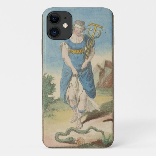 THOT  Franse Tarot-Kaart Case-Mate iPhone Case (Achterkant)
