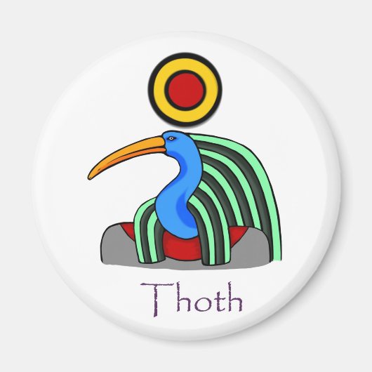 Thoth - Ancient Egyptian God magnet (Devant)
