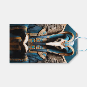 Thoth, de oude Egyptische god van de wijsheid, sch Cadeaulabel