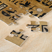 Thoth - Djhuty Egytian God - Gold en Pearl Legpuzzel (Zijkant)