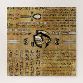 Thoth - Djhuty Egytian God - Gold en Pearl Legpuzzel (Horizontaal)