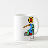 Thoth - Oude Egyptische god (genaamd) Koffiemok (Voorkant rechts)