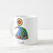 Thoth - Oude Egyptische god (genaamd) Koffiemok (Voorkant links)