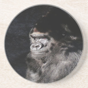 Thoughtful Gorilla Zandsteen Onderzetter