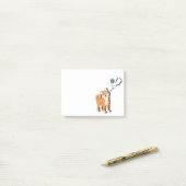 Thoughtful Shiba Inu Post-it® Notes (Op bureau)