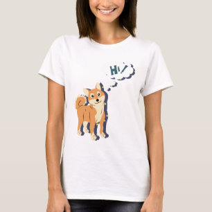 Thoughtful Shiba Inu T-shirt