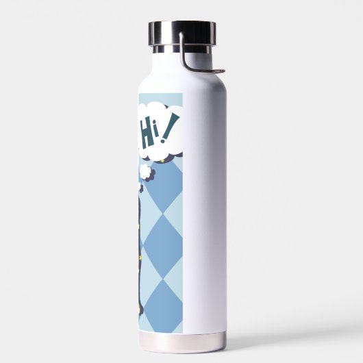 Thoughtful Shiba Inu Waterfles (Links)