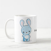 Thoughtul et tasse affamée de lapin (Gauche)