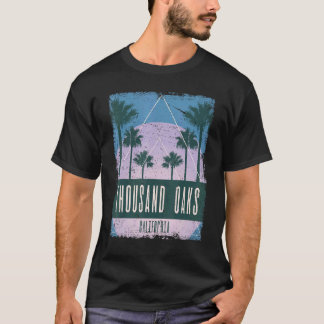 Thousand Oaks California CA  Vaporwave Retr T-shirt