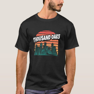 Thousand Oaks Retro California CA  Reizen T-shirt