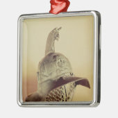 Thraciaanse gladiatorhelm metalen ornament (Links)