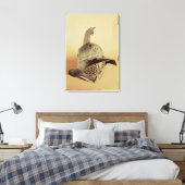 Thracische gladiatorhelm canvas afdruk (Insitu (Slaapkamer))