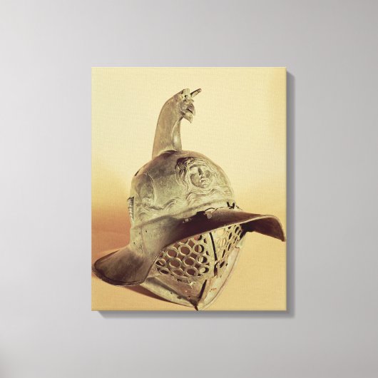 Thracische gladiatorhelm canvas afdruk (Voorkant)