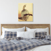 Thracische gladiatorhelm canvas afdruk (Insitu (Slaapkamer))