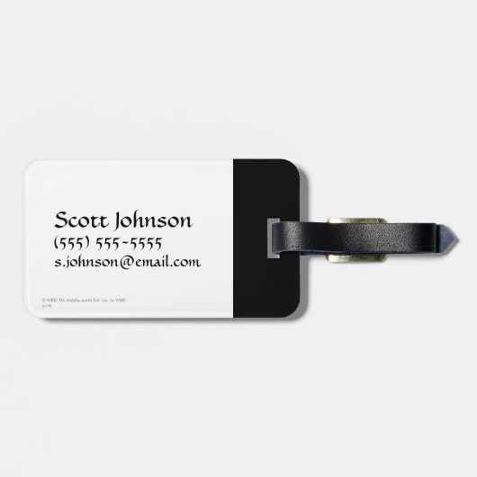 Thranduil in strijd bagagelabel (Achterkant horizontaal)