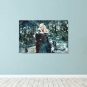 Thranduil in strijd canvas afdruk (Insitu (Houten vloer))