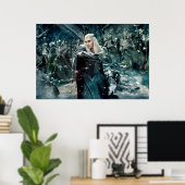 Thranduil in strijd poster (Thuiskantoor)
