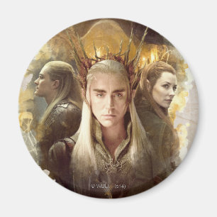 Thranduil, LEGOLAS GREENLEAF™ en TAURIEL™ Grap Magneet