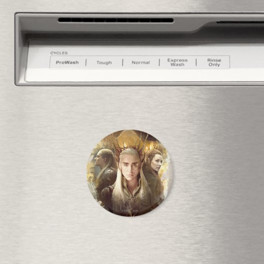 Thranduil, LEGOLAS GREENLEAF™ en TAURIEL™ Graphic Magneet (Insitu (Vaatwasser))