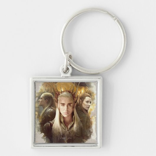Thranduil, LEGOLAS GREENLEAF™ en TAURIEL™ Graphic Sleutelhanger (Voorkant)