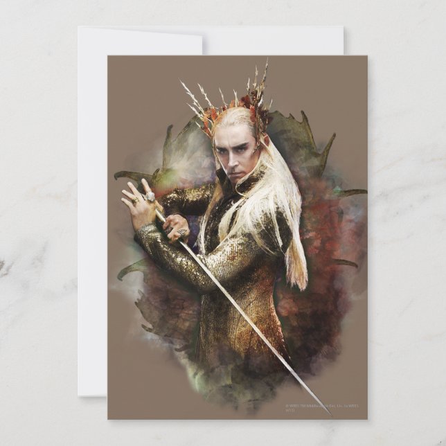 Thranduil met zwaard (Voorkant)