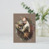 Thranduil met zwaard briefkaart (Staand voorkant)