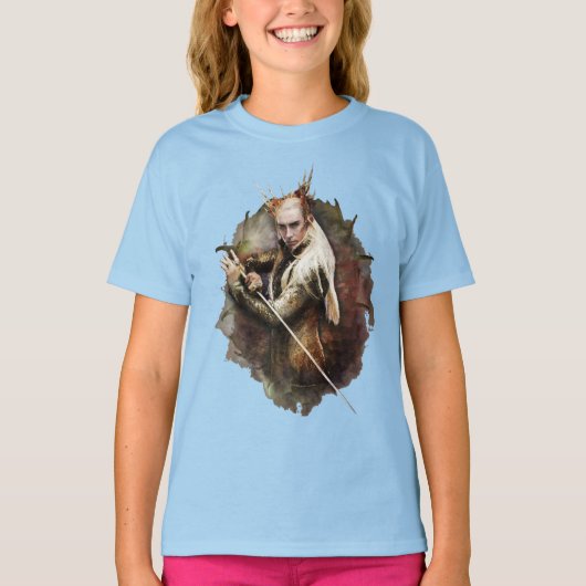 Thranduil met zwaard t-shirt (Voorkant)