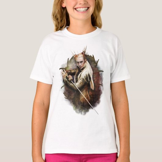 Thranduil met zwaard t-shirt (Voorkant)