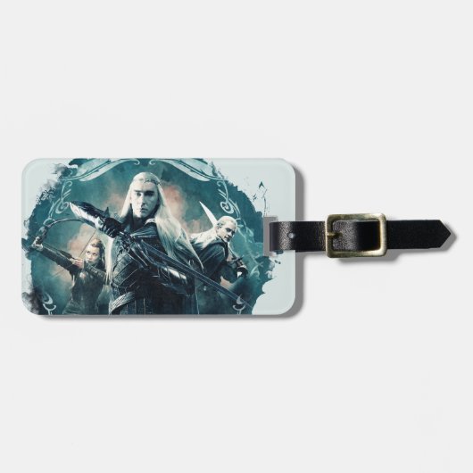 Thranduil, TAURIEL™ en LEGOLAS GREENLEAF™ Graphic Bagagelabel (Voorkant horizontaal)