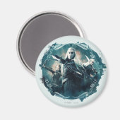 Thranduil, TAURIEL™ en LEGOLAS GREENLEAF™ Graphic Magneet (Voorkant / Achterkant)