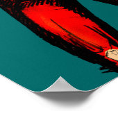 Thrash Metal Chicken Poster (Hoek)