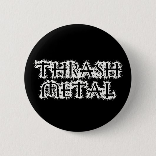 Thrash Metal Ronde Button 5,7 Cm (Voorkant)
