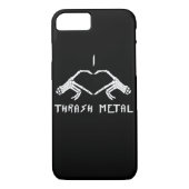 Thrash Skeleton Hands Heart Classic Case-Mate iPhone Case (Achterkant)