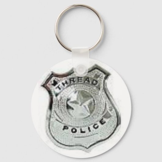 thread Police badge Sleutelhanger (Voorkant)