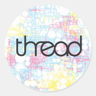 Thread Show Ronde Sticker