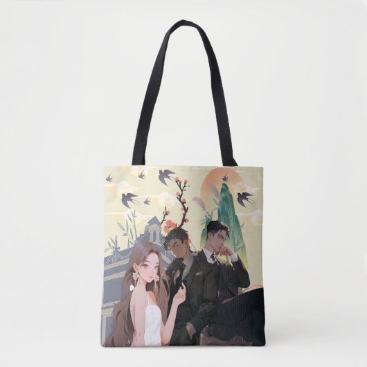 Thread stijlvolle Canvas tas (Voorkant)