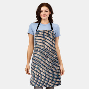 Threadbare Blue Netting Apron Schort