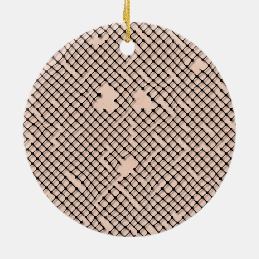 Threadbare Fishnets Décoration Arbre Céramique (Dos)