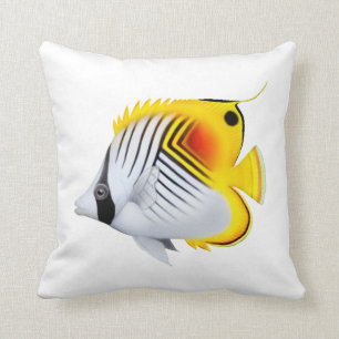 Threadfin Auriga Butterflyfish Kussens