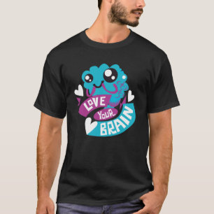 Threadless I Hart Ingewanden Liefde Voor Je Brein T-shirt