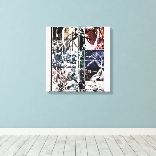 Threads Canvas Afdruk (Insitu (Houten vloer))