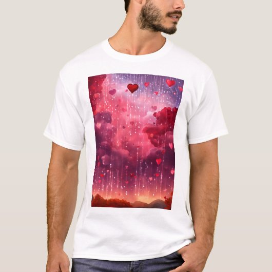 Threads of Passion: Duik in Love-Infused T-shirt (Voorkant)